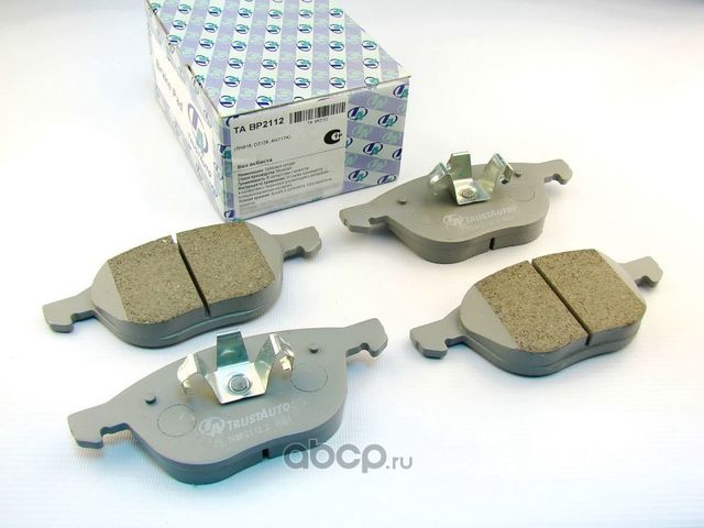 Дисковые тормозные колодки (Trustauto). Артикул TABP2112