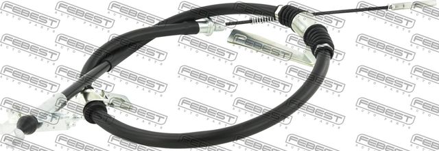 Трос ручника (тросик ручного тормоза) Febest. Артикул 14100-KYR05RH