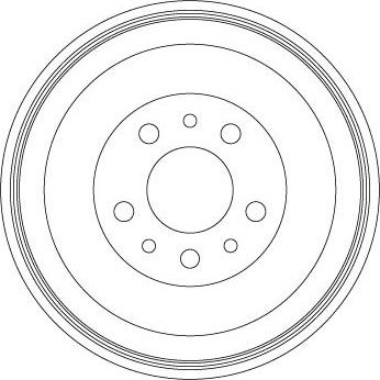Тормозной барабан TRW. Артикул DB4563