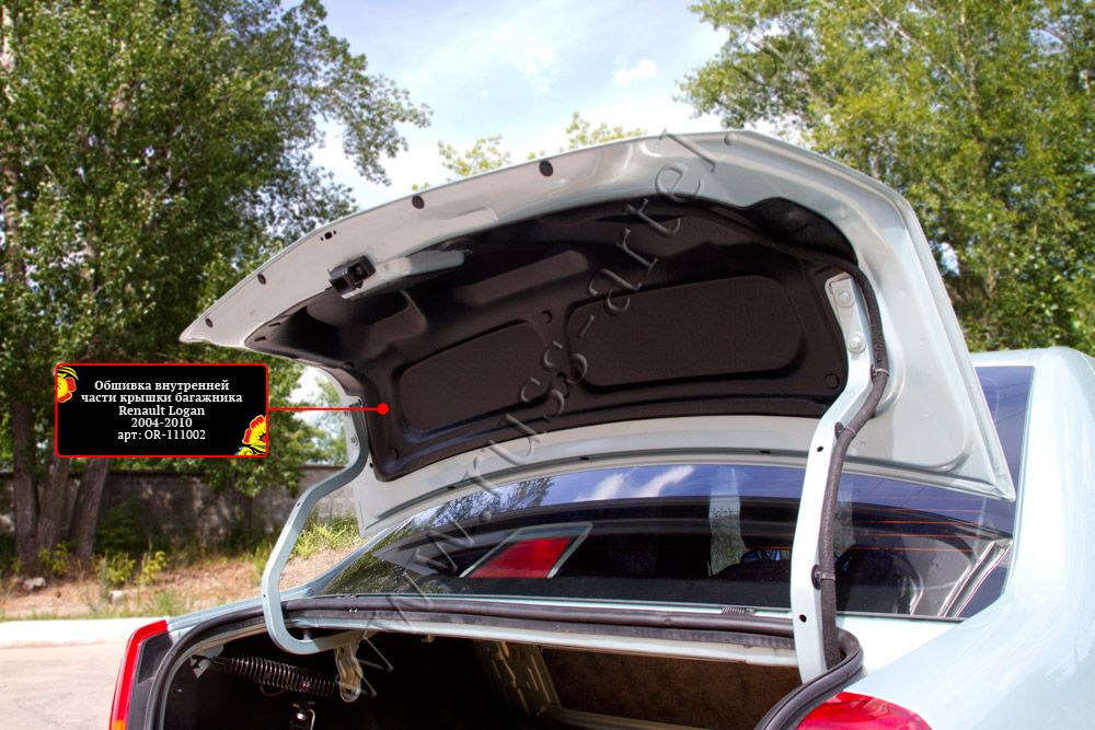 Обшивка Русская Артель внутренней части крышки багажника для Renault Logan I 2004-2010. Артикул OR-111002