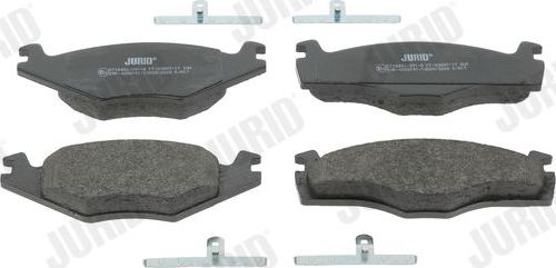 Тормозные колодки Jurid передние для SEAT Ibiza II 1993-2002. Артикул 571848J