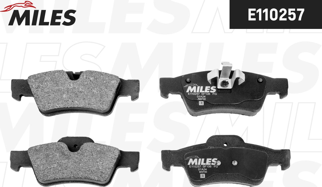 Тормозные колодки Miles (Semi-Metallic). Артикул E110257