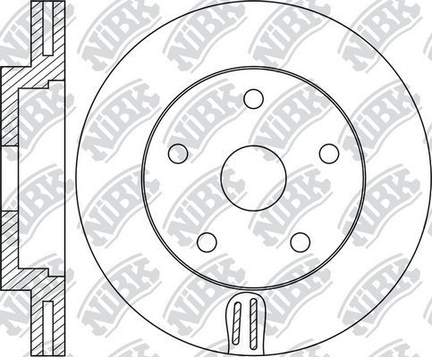 Тормозной диск NiBK. Артикул RN1690