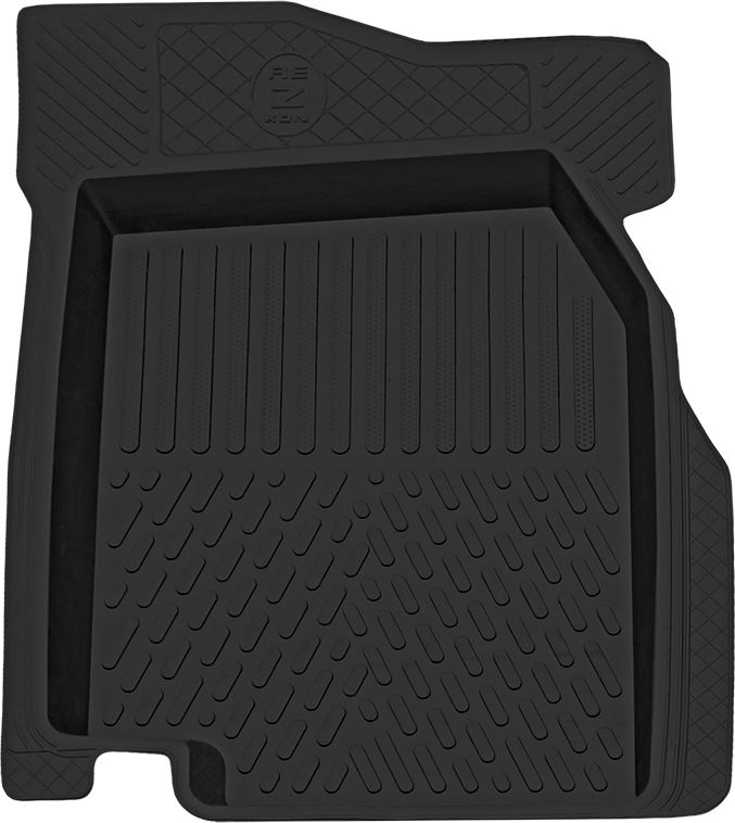 Коврики Rezkon резиновые (премиум) левый передний для салона Lada (ВАЗ) 2104-07 1982-2012. Артикул 1639005300