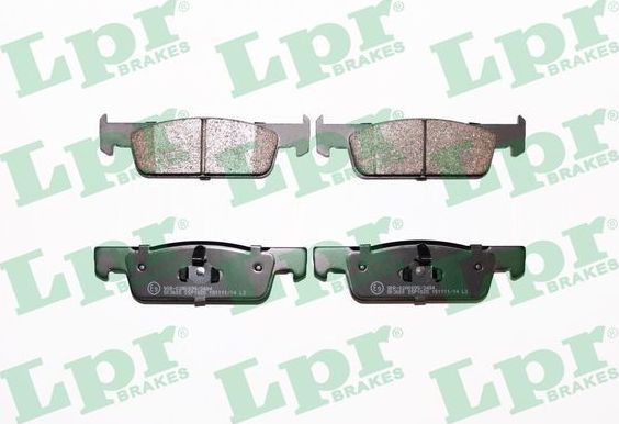 Тормозные колодки LPR передние для Renault Logan II 2013-2026. Артикул 05P1825