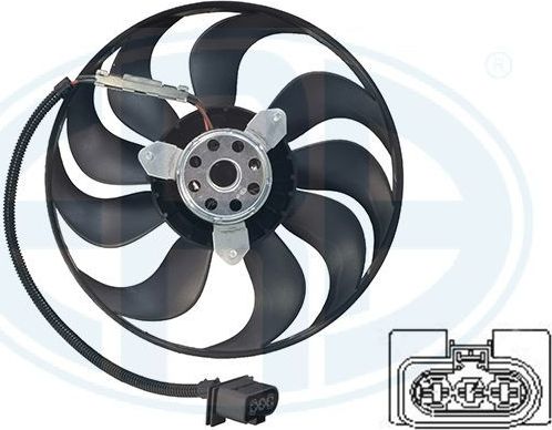 Вентилятор радиатора двигателя Era для SEAT Toledo II 1998-2006. Артикул 352110