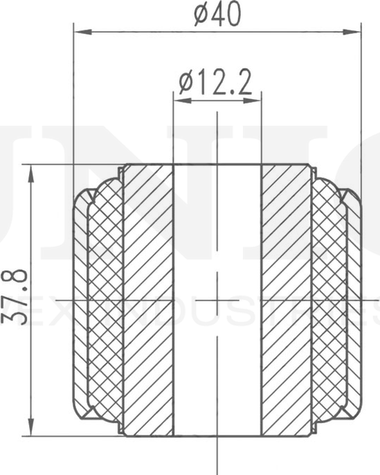 Сайлентблок рычага подвески (Unio). Артикул RMP-20101