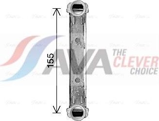 Радиатор отопителя (печки) AVA для Toyota Yaris XP150 2018-2017. Артикул TO6782