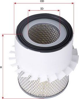 Воздушный фильтр Sakura. Артикул AS-1034