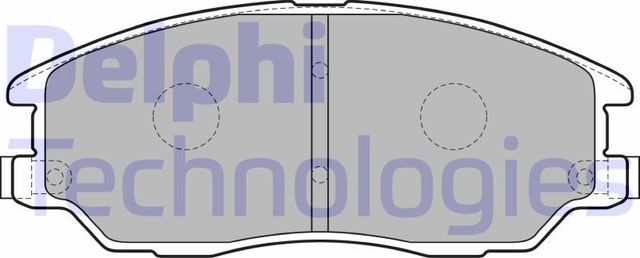Тормозные колодки Delphi (Low-Metallic). Артикул LP1857