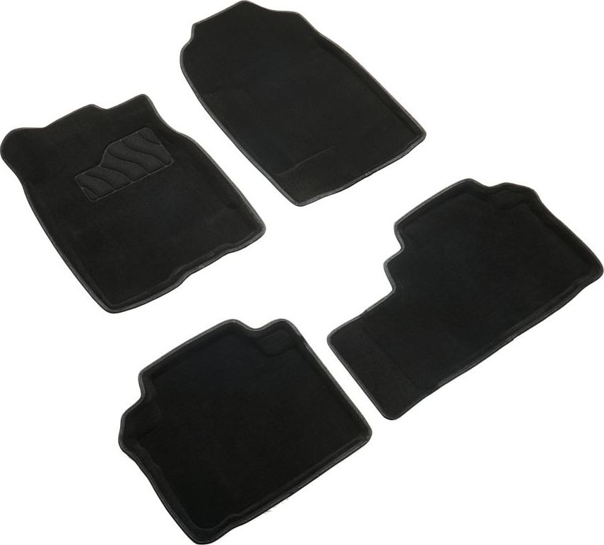 Коврики Seintex 3D ворсовые для салона Haval M6 2021-2026 ЧЕРНЫЕ. Артикул 99480