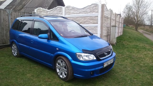 Дефлектор Vip-Tuning для капота (c облицовкой радиатора) Opel Zafira A 1999-2005. Артикул OP15