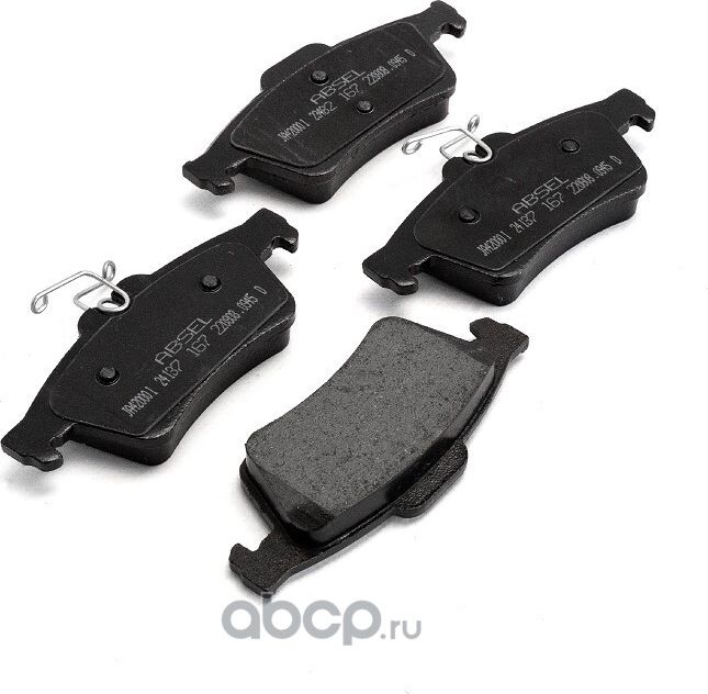 Колодки тормозные задние (Absel). Артикул JA420001