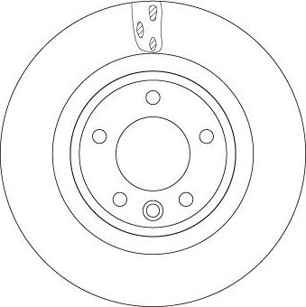 Тормозной диск TRW. Артикул DF6956S