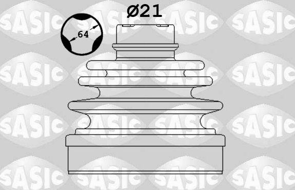 Пыльник шруса (комплект) Sasic. Артикул 1900034