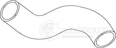 Патрубок радиатора (системы охлаждения) Luzar (EPDM (Этилен-пропиленовый каучук)). Артикул LPK 0514