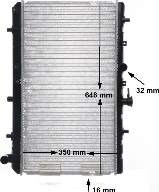Радиатор охлаждения двигателя Mahle Behr для Kia Rio I 2000-2005. Артикул CR 1302 000S