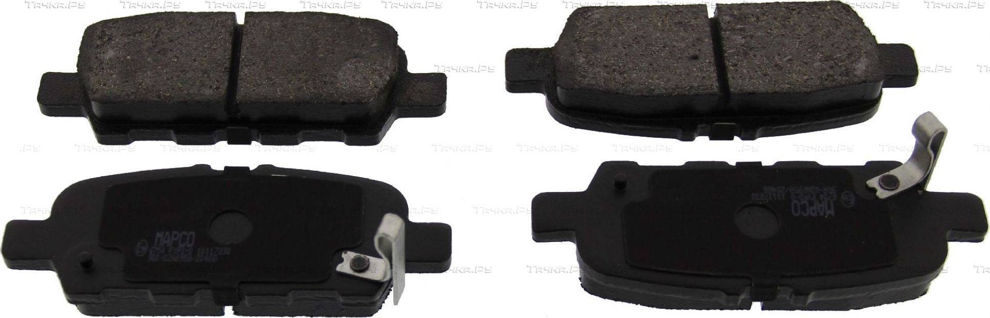 Тормозные колодки MAPCO задние для Nissan Qashqai I 2007-2013. Артикул 6754