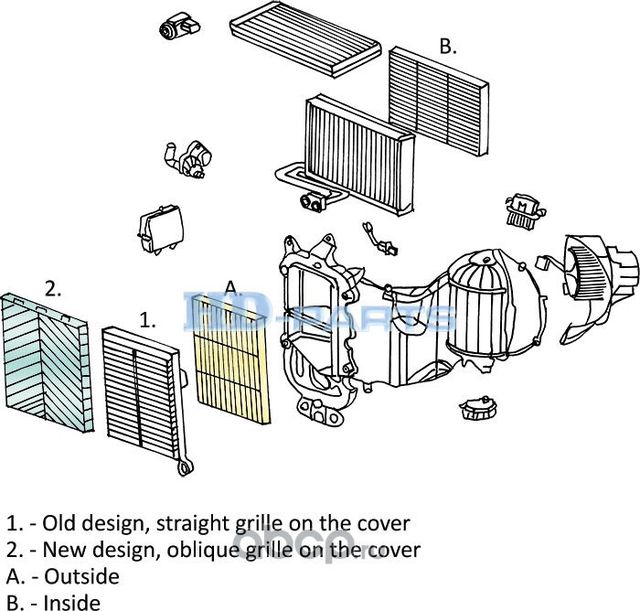 ФИЛЬТР САЛОНА (HD-Parts). Артикул 118915