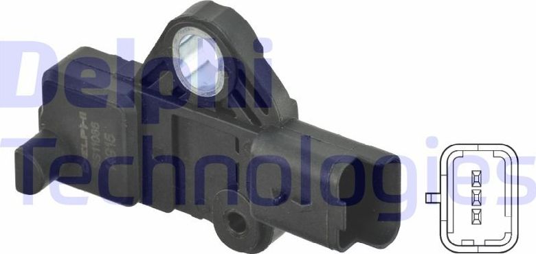 Датчик положения коленвала Delphi. Артикул SS11086