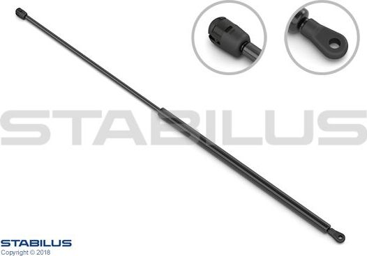 Амортизатор (упор) капота Stabilus Lift-O-Mat®. Артикул 4081FD