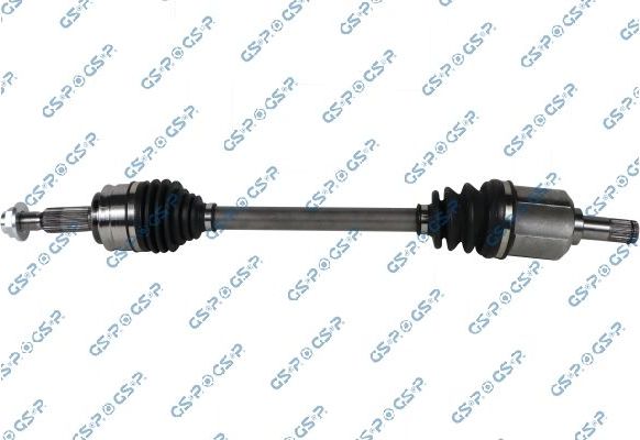 Полуось (привод в сборе, приводной вал) GSP передняя левая для Mitsubishi Lancer X 2011-2017. Артикул 204619