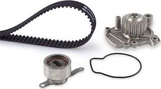 Помпа (водяной насос) с комплектом ремня ГРМ Gates PowerGrip® для Honda Civic V 1994-1995. Артикул KP15410XS-2