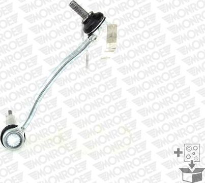 Стойка (тяга) стабилизатора Monroe передняя левая для Citroen C6 2005-2012. Артикул L28612