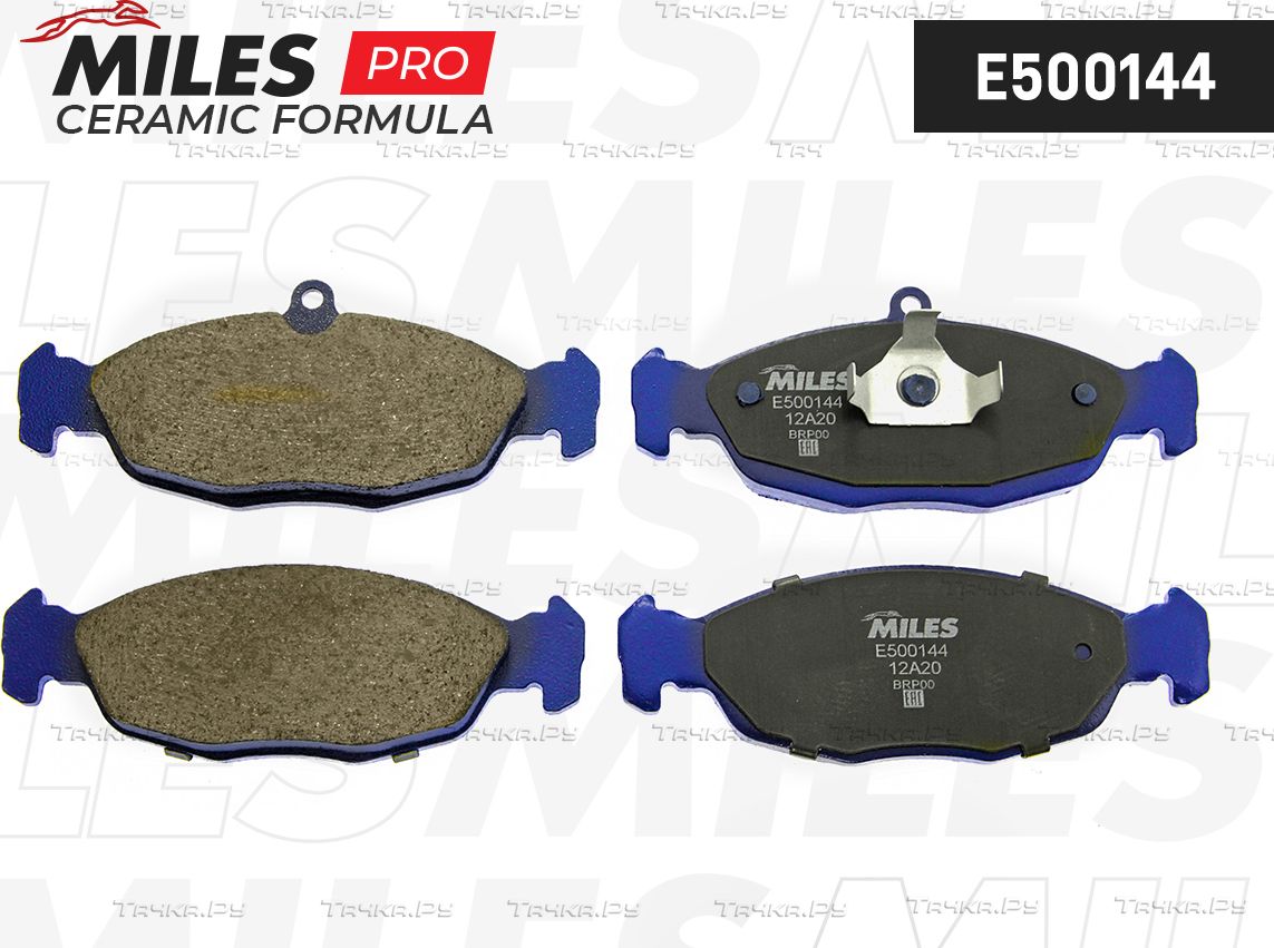 Тормозные колодки Miles (Керамика) передние для Opel Astra F 1991-2002. Артикул E500144