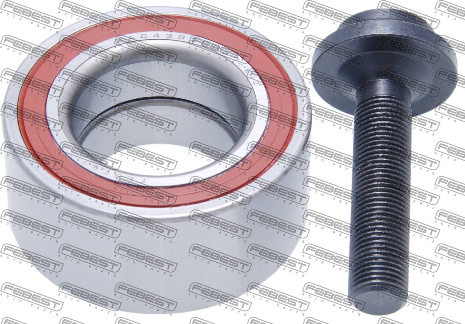 Ступичный подшипник (комплект) Febest. Артикул DAC43820037-KIT