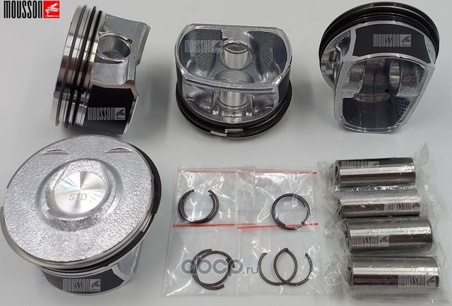 Поршень кольца комплект PSA 1,6T EP6DT на 1 цилиндр (Mousson). Артикул SPREP6DTSTD