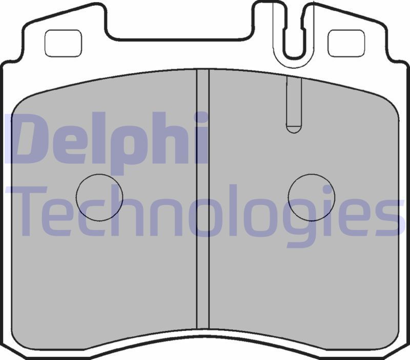 Тормозные колодки Delphi (Low-Metallic). Артикул LP842