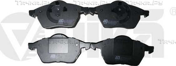 Тормозные колодки Vika передние для Audi A4 II (B6) 2000-2004. Артикул 66980008901