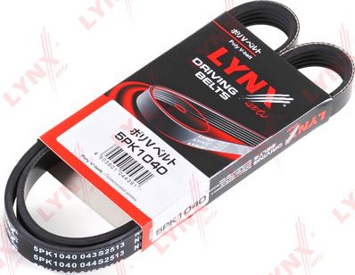 Приводной ремень поликлиновой LYNXauto. Артикул 5PK1040