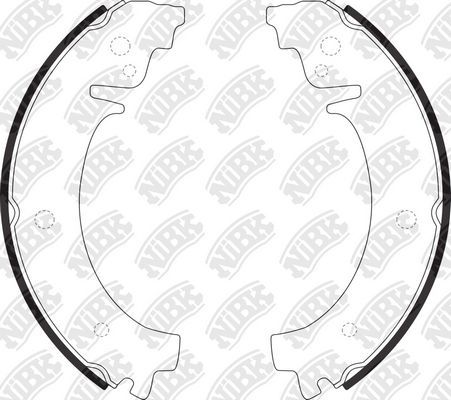 Тормозные колодки NiBK. Артикул FN0503
