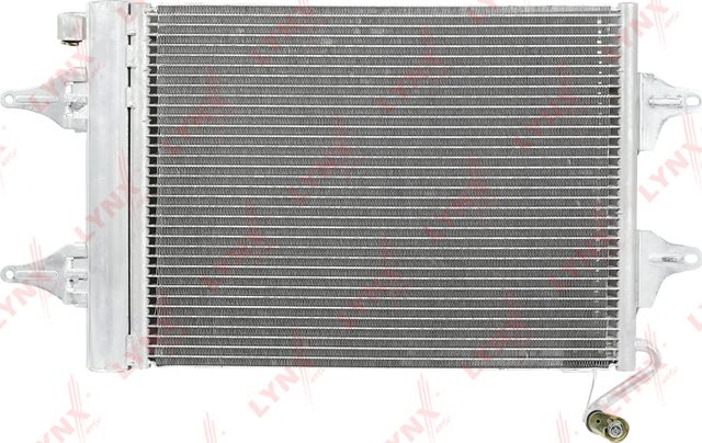 Радиатор кондиционера (конденсатор) LYNXauto для Volkswagen Fox I 2005-2011. Артикул RC-0094
