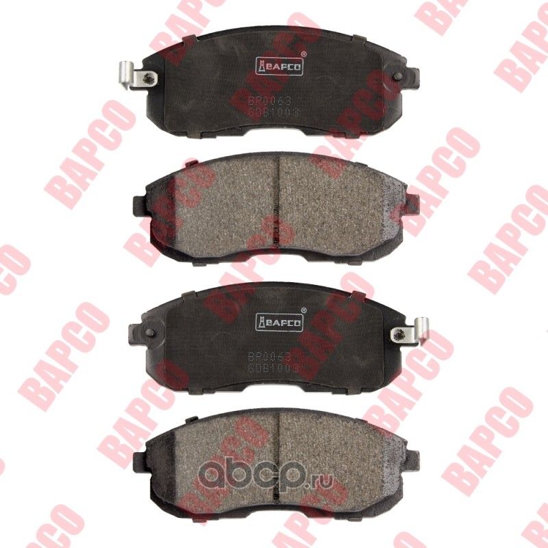 Колодки тормозные дисковые пер. NISSAN 350Z 05-, MAXIMA, JUKE 13-, TEA (Bapco) Bapco. Артикул BP0063