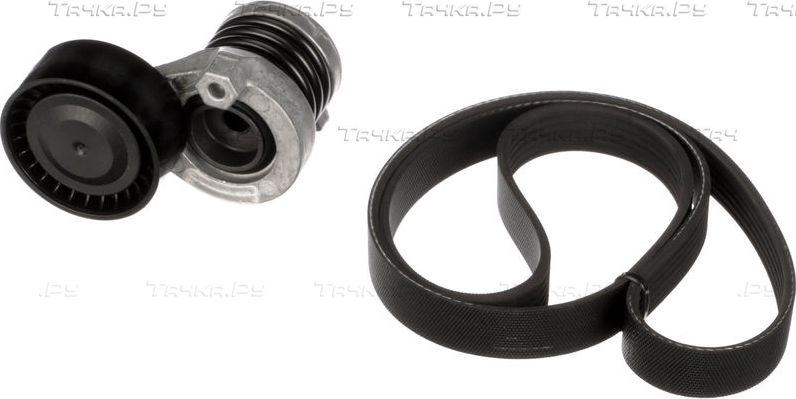 Приводной ремень поликлиновой с роликами (комплект) Gates Micro-V® Kit для Renault Megane III 2009-2016. Артикул K076PK1130