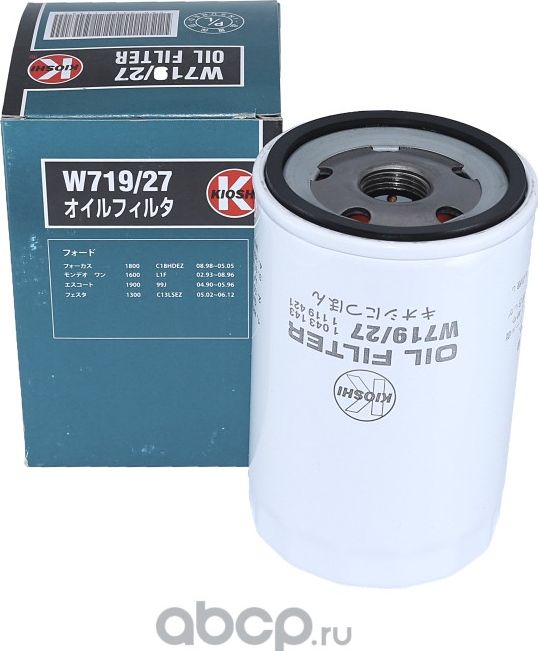 Фильтр масляный Kioshi W719/27, C-010 Kioshi. Артикул W71927