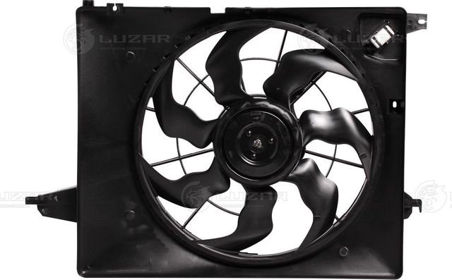 Вентилятор радиатора двигателя Luzar для Hyundai Santa Fe III 2012-2015. Артикул LFK 08P7
