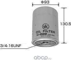 C-222 ФИЛЬТР МАСЛЯНЫЙTD25#,TD27,TD42,QD32,BD30 (VIC). Артикул C222