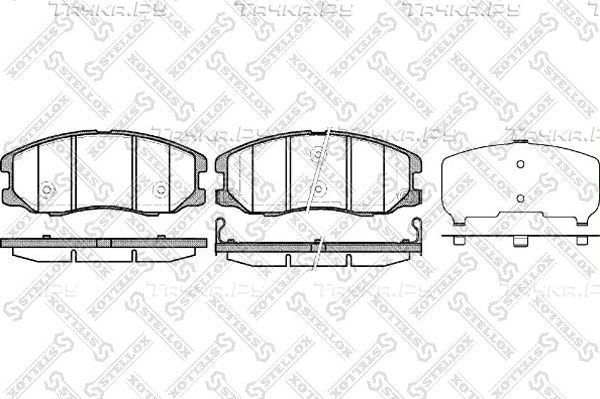 Тормозные колодки Stellox. Артикул 001 094B-SX
