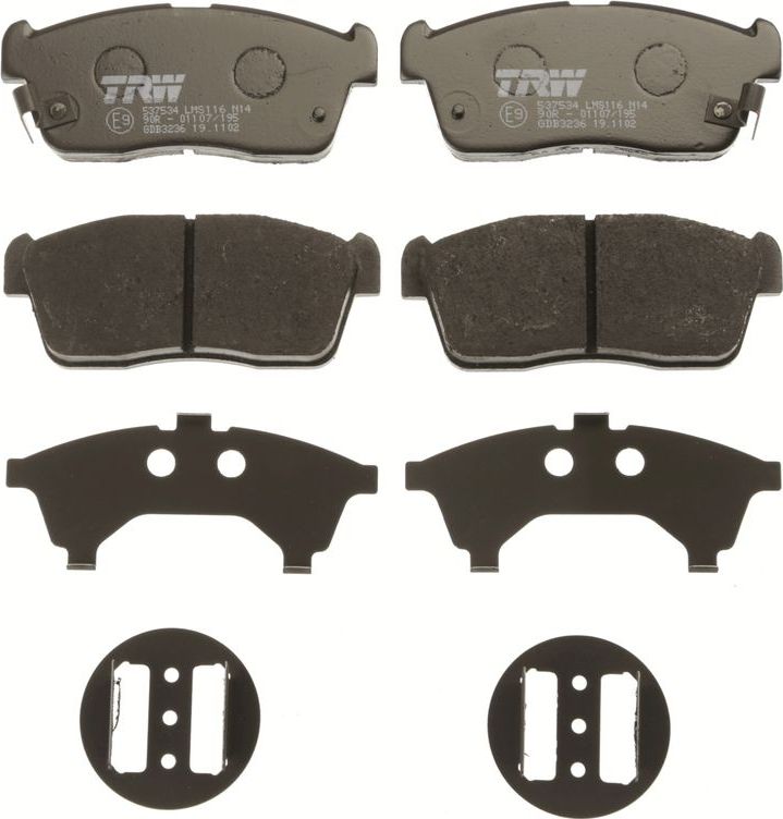 Тормозные колодки TRW COTEC. Артикул GDB3236