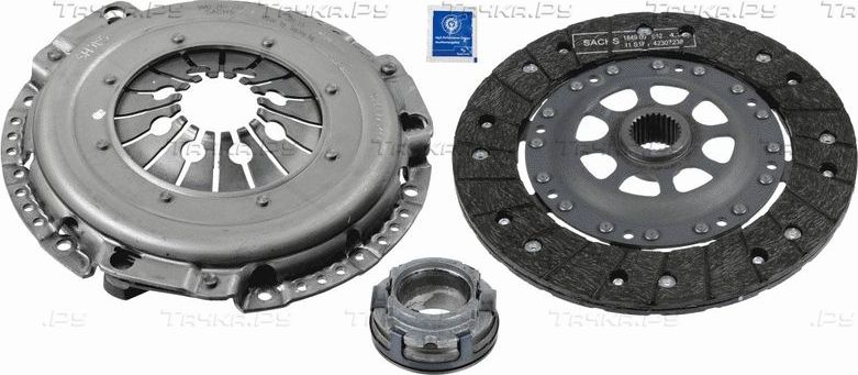 Сцепление (комплект) SACHS для Mercedes-Benz Sprinter 903 1995-2000. Артикул 3000 726 001