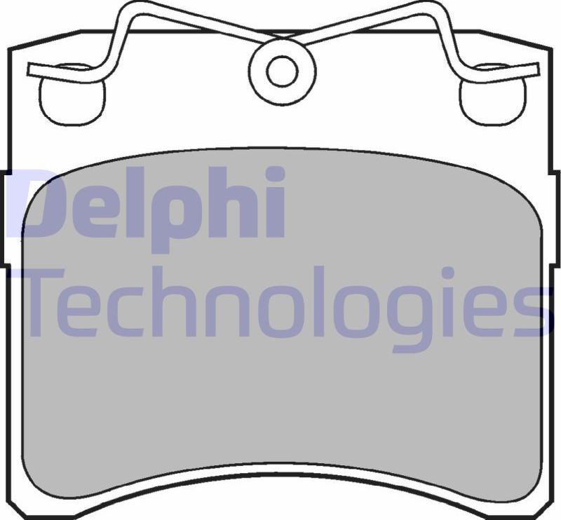 Тормозные колодки Delphi (Low-Metallic). Артикул LP785