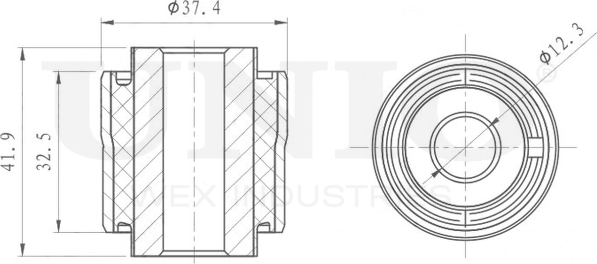 Сайлентблок рычага подвески (Unio). Артикул RMP-20400
