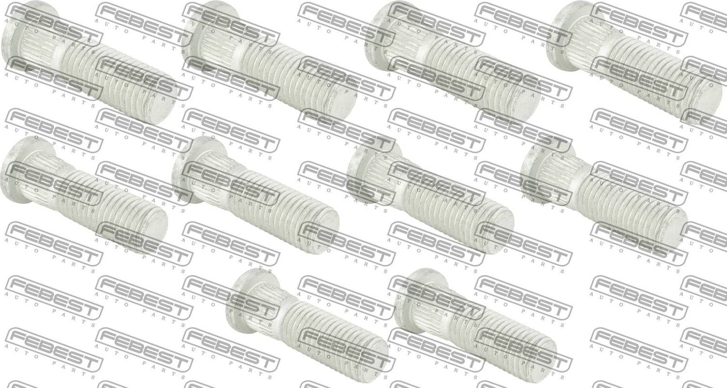 Шпилька колеса (болт ступицы) Febest. Артикул 0384-001-PCS10