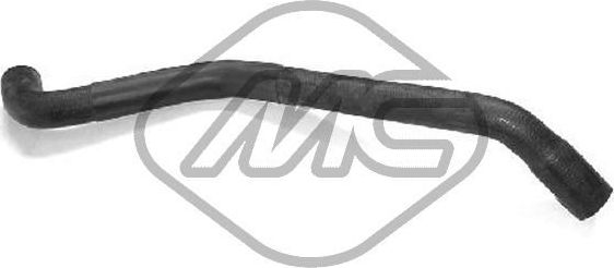 Патрубок радиатора (системы охлаждения) Metalcaucho нижний для SEAT Inca I 1995-2003. Артикул 08834