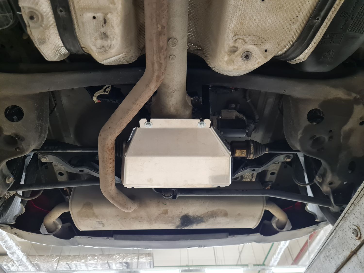 Защита алюминиевая АВС-Дизайн для редуктора Chevrolet TrailBlazer III 4WD 2020-2026. Артикул 04.43ABC