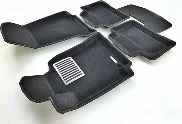 Коврики текстильные Euromat 3D Lux для салона Mercedes-Benz CLS-Класс C257 2018-2026. Артикул EM3D-003519
